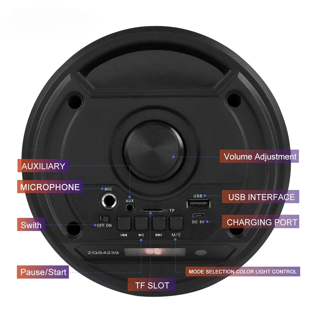 XIKCU Portable Bluetooth Speaker