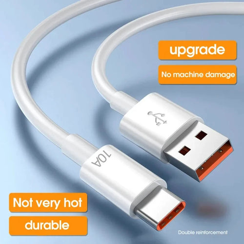 1-3PCS 10A 120W Type C SuperFast Charging Cable Data Cord